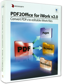 PDF to Numbers,PDF to Keynote, PDF to Pages