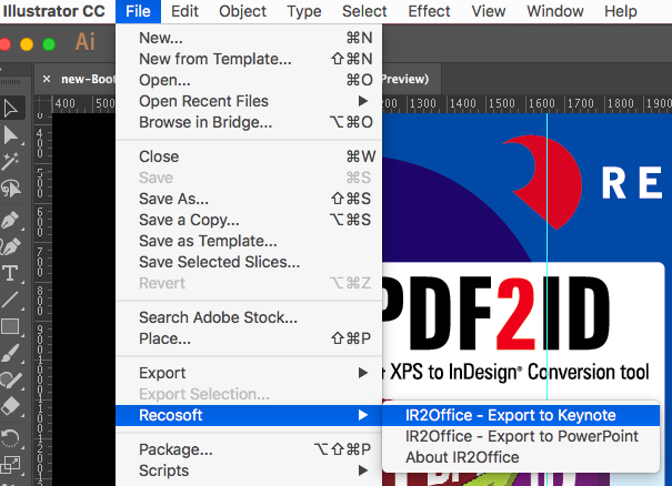 IR2Office - 1-click Illustrator to PowerPoint