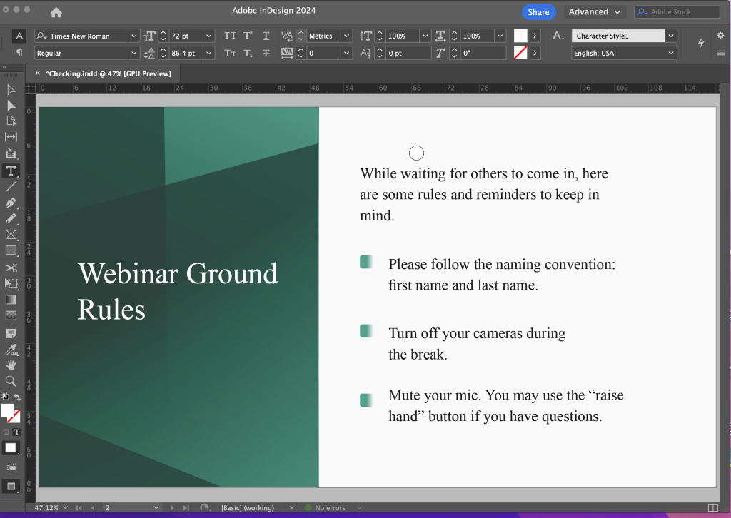 DecksMoveIn is the 1-click solution for converting Google Slides to InDesign