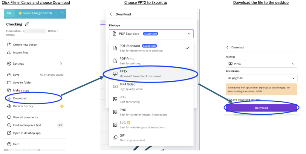 Its simple to convert Canva data so you can use it InDesign